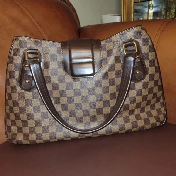 Luxury Alert! Louis Vuitton Damier Ebene Griet GM - Collectors Item - Picture 4 of 16